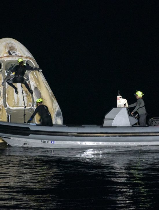 retour capsule Crew-1 SpaceX
