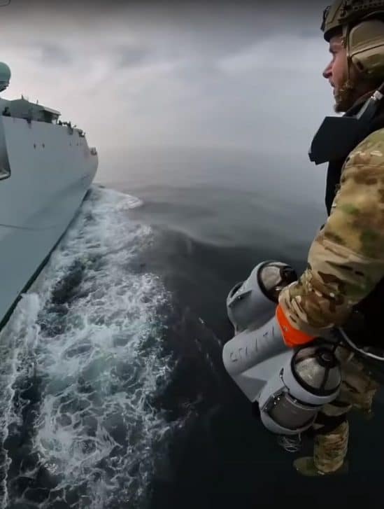 test jet pack armée britannique Gravity Industries