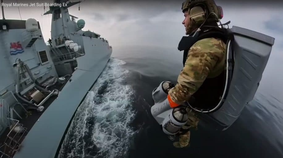 test jet pack armée britannique Gravity Industries