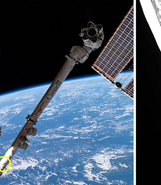 debris spatiaux percute endommage station spatiale internationale