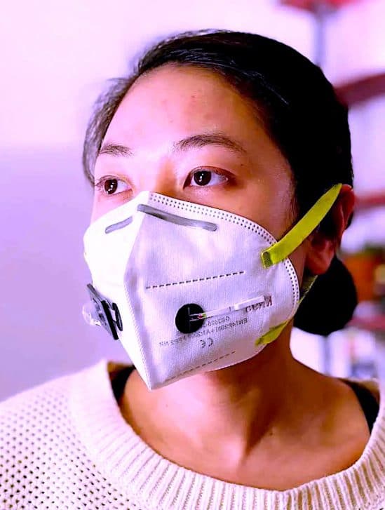 masque facial permettant detecter covid-19