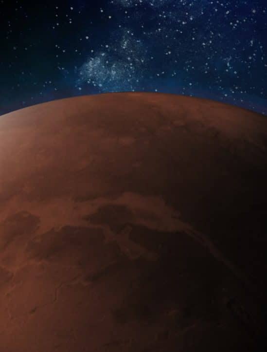 aurore nocturne mars