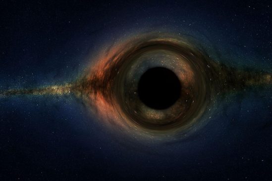 description mathematique trous noirs reflechissent univers