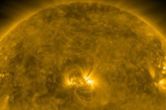 éruption solaire puissante classe X