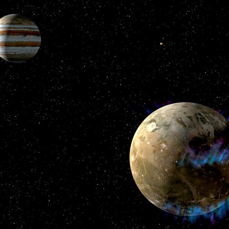 hubble decouvre vapeur eau lune jupiter ganymede