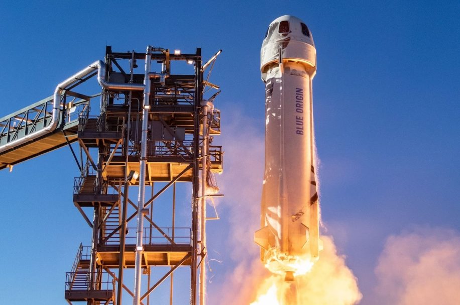 jeff bezos pret decoller direction espace