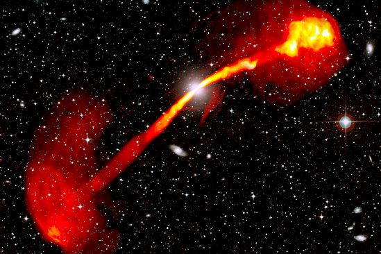 telescope meerkat capture image epoustouflante radiogalaxie