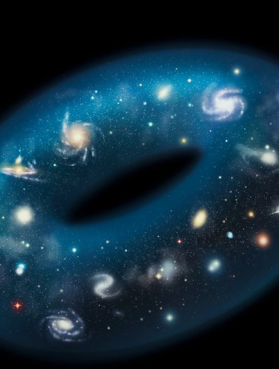 univers pourrait avoir forme donut 3d couv