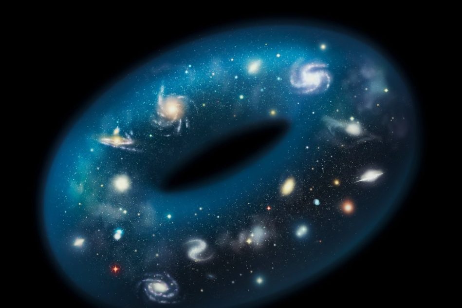 univers pourrait avoir forme donut 3d couv