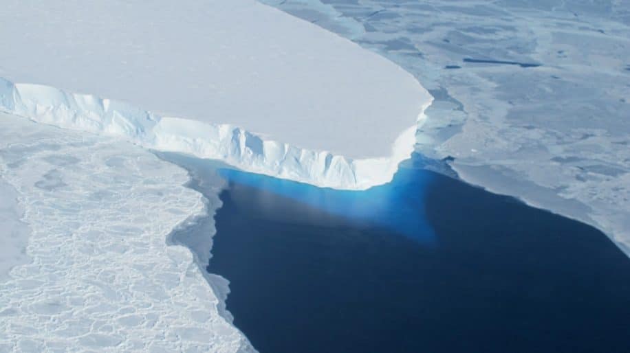 glacier thwaites flux chaleur