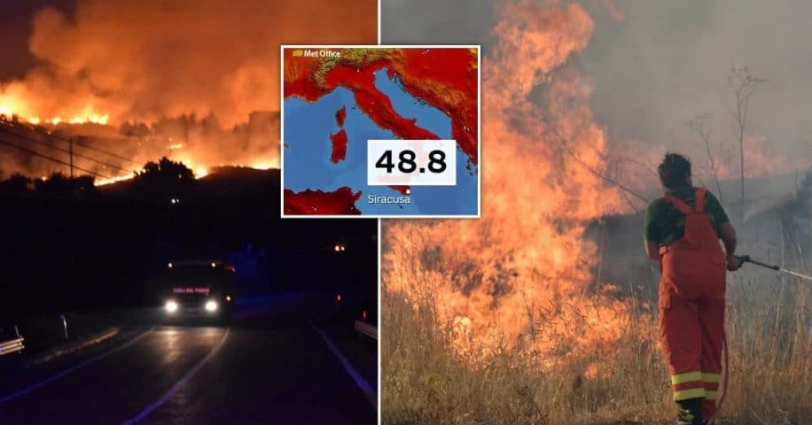 sicile plus haute temperature europe jamais enregistree