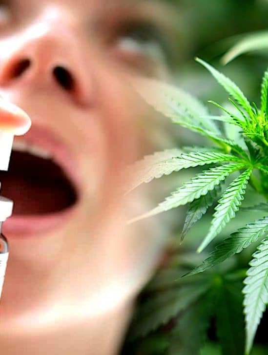 spray buccal base cannabis en essai traitement tumeurs cerebrales