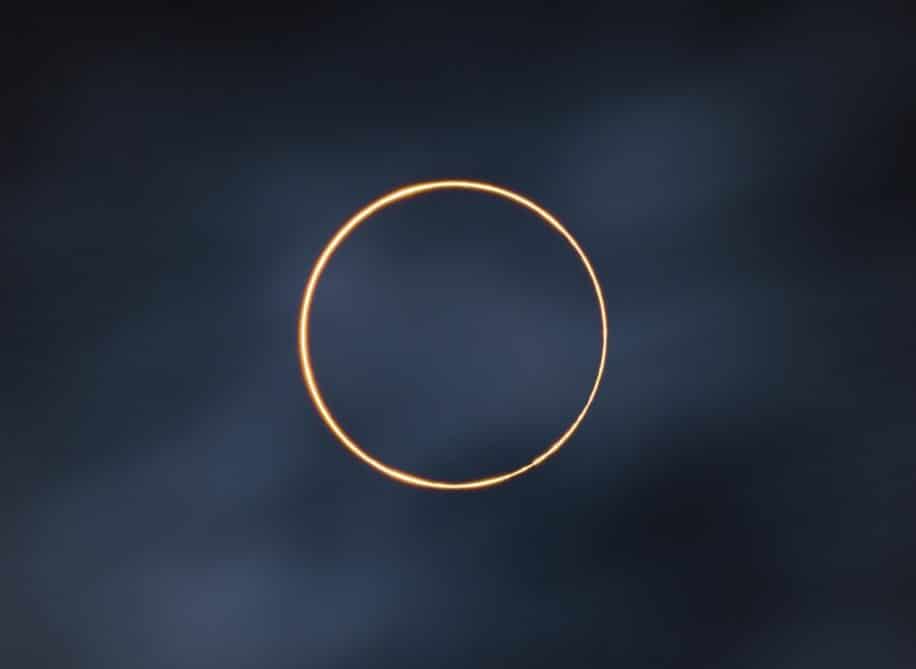 éclipse annulaire gagnant concours photo 2021