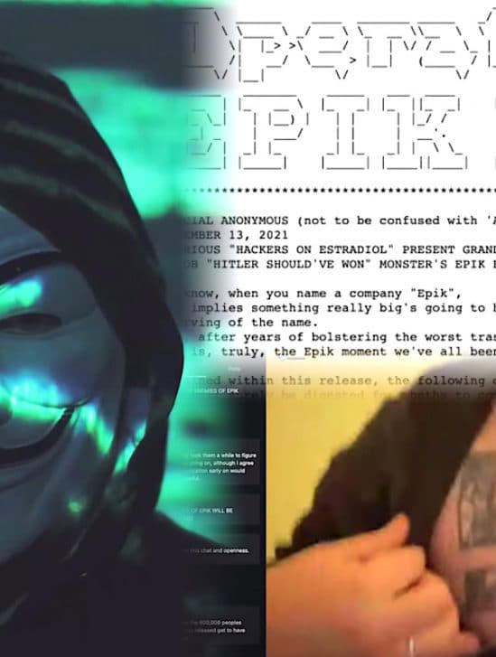 neonazis et centaines extremistes demasques apres piratage hebergeur epik