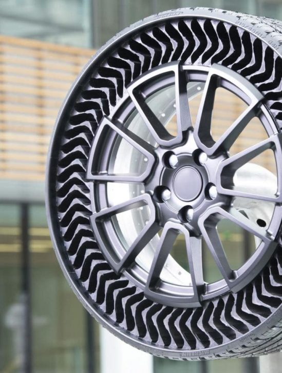 pneu uptis airless michelin anti-crevaison