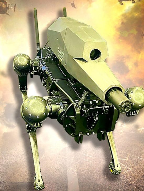 experts choques par nouveau robot militaire avec fusil precision