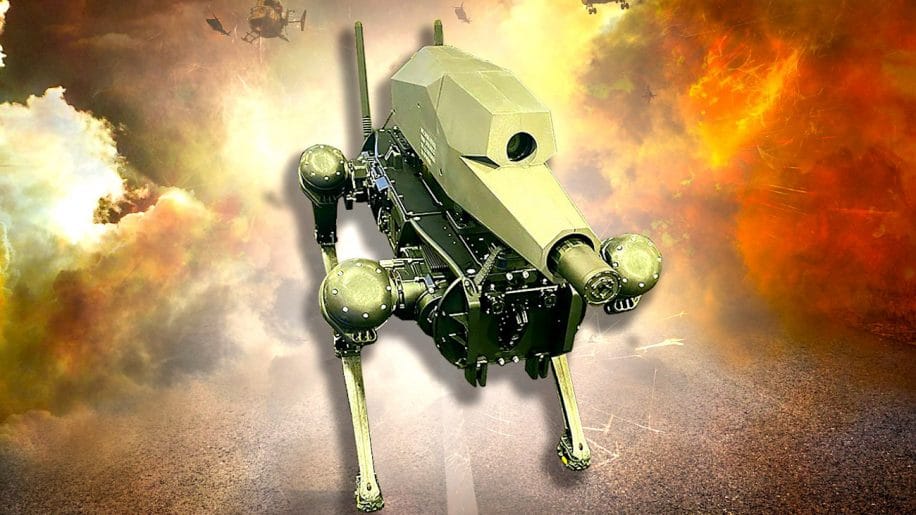 experts choques par nouveau robot militaire avec fusil precision