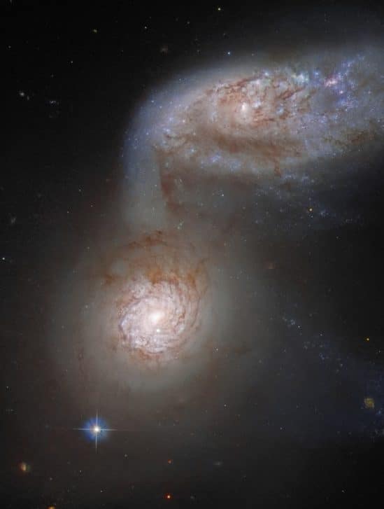 fusion galaxies hubble