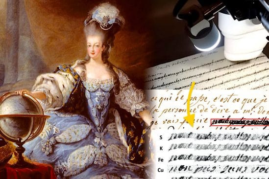 marie-antoinette lettres amour censurees revelees rayons x