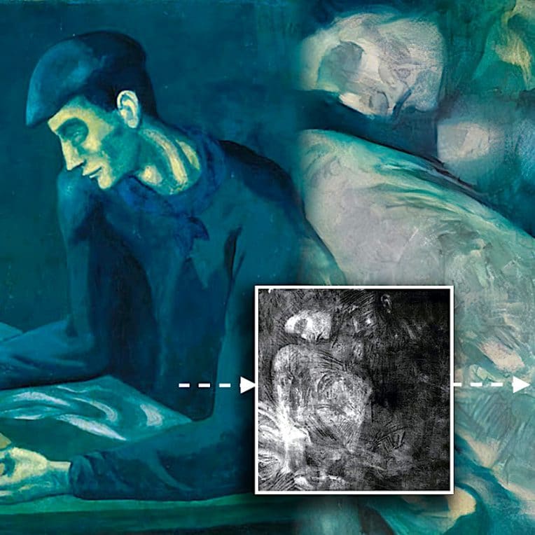 nu cache peinture picasso revele par intelligence artificielle