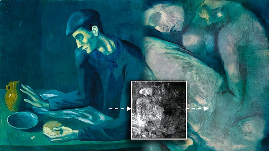 nu cache peinture picasso revele par intelligence artificielle