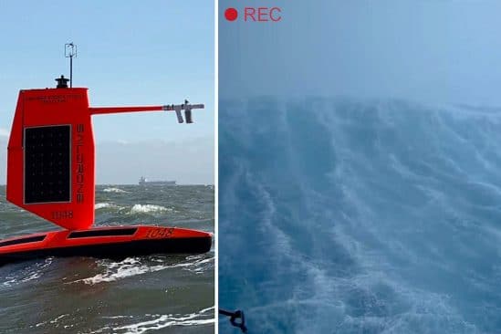 premiere fois drone oceanique capture images interieur ouragan