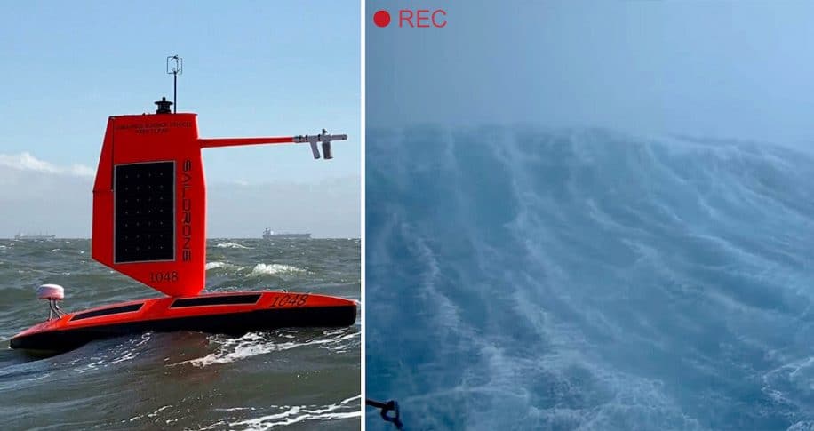 premiere fois drone oceanique capture images interieur ouragan