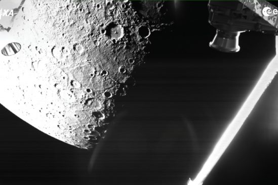 première image Mercure BepiColombo