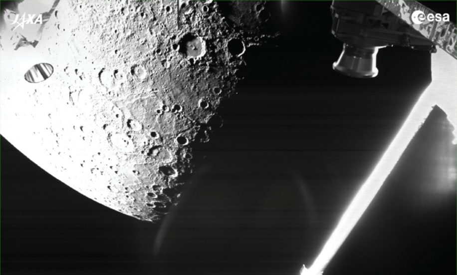 première image Mercure BepiColombo