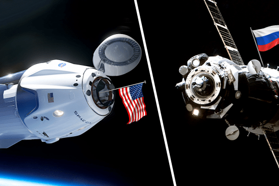 russie abandonne face spacex cosmonautes utiliseront crew dragon