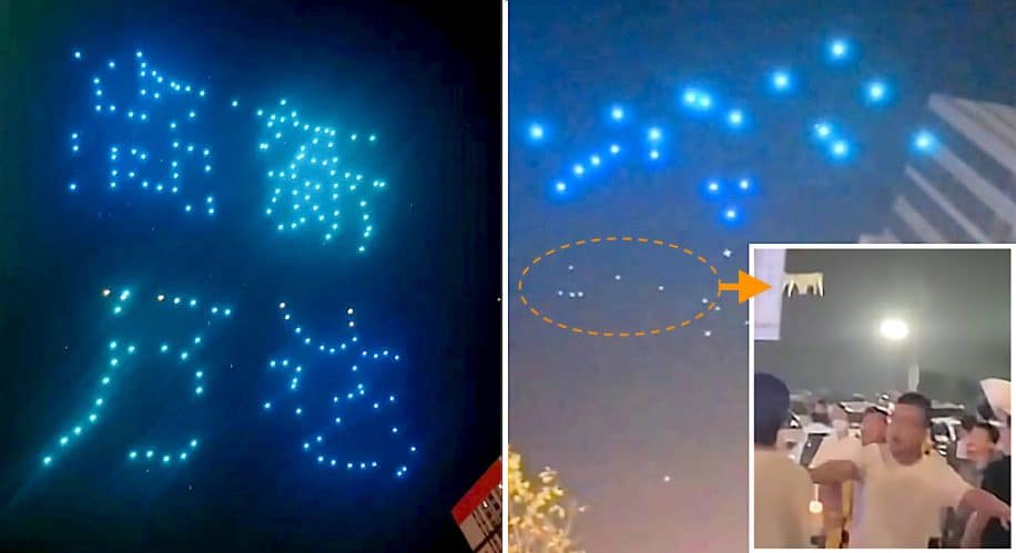 spectacle drones vire cauchemar dizaines engins tombent sur public chine