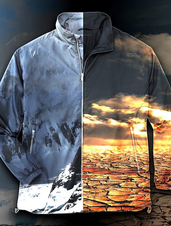 tissu reversible rester bonne temperature