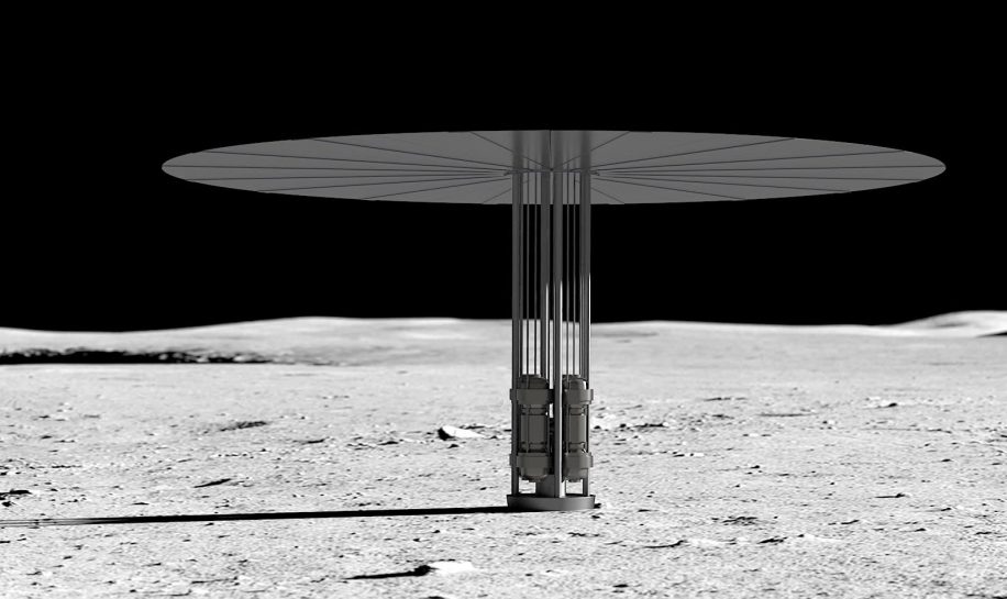 reacteur nucléaire lune nasa