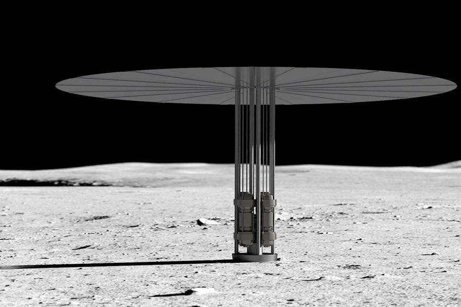 reacteur nucléaire lune nasa