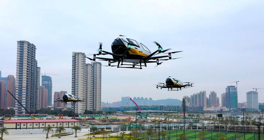 taxi volant sans pilote ehang entree en service quelques mois