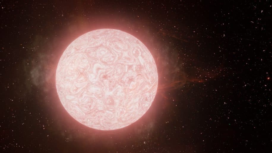 astronomes observent explosion supergeante rouge pour premiere fois