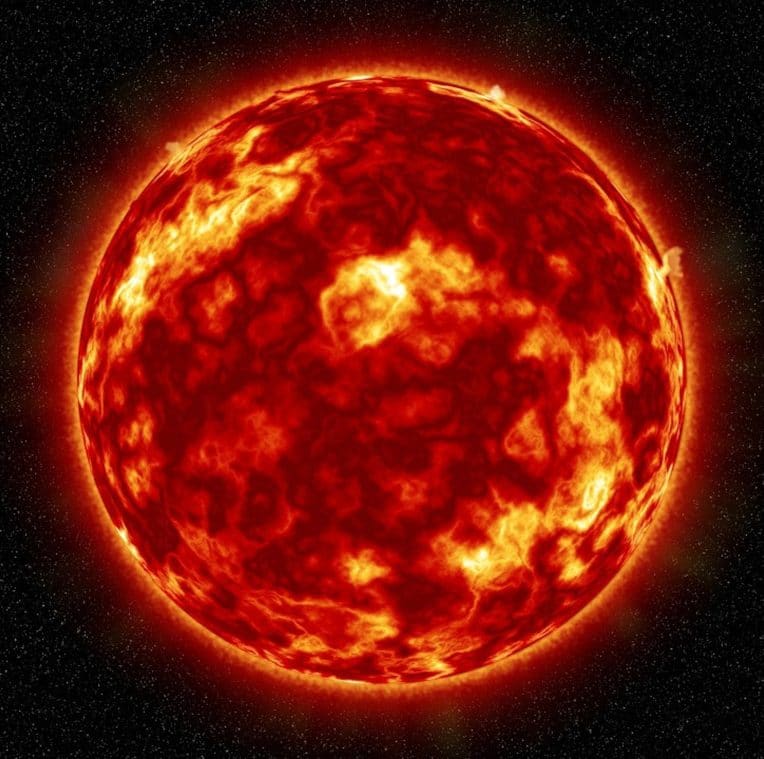 éruption solaire extrême passée