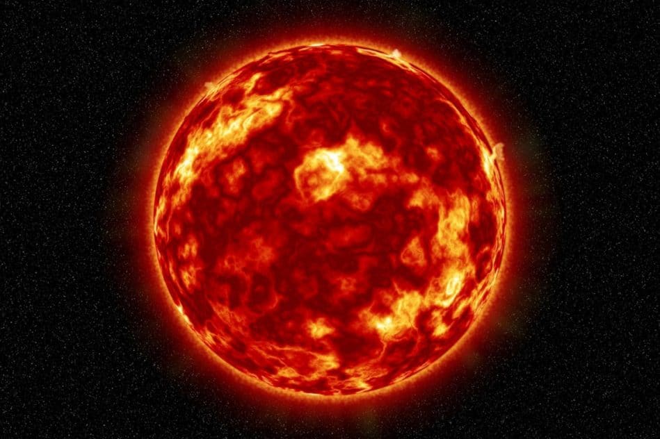 éruption solaire extrême passée