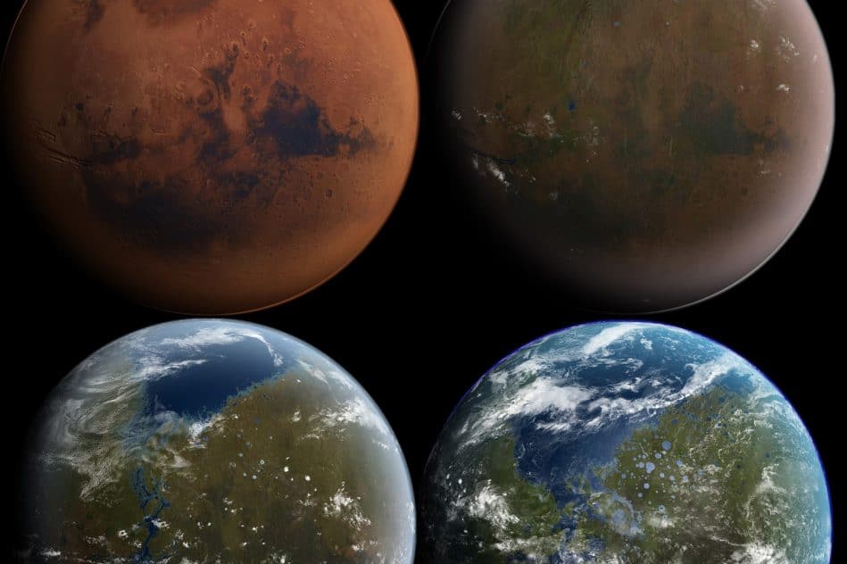 étude terraformation mars