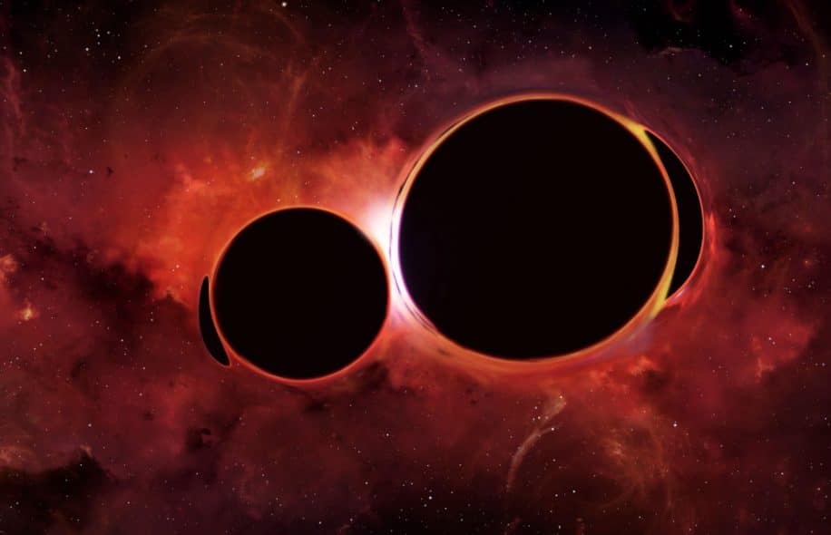 fusion trous noirs vitesse