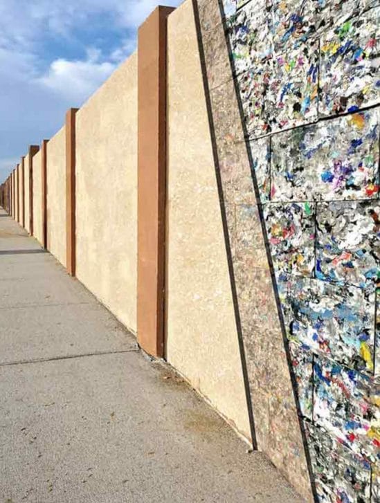 briques construction plastiques non recyclables