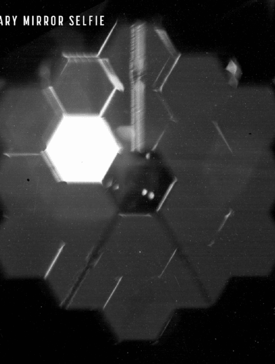 james webb telescope spatial nasa selfie