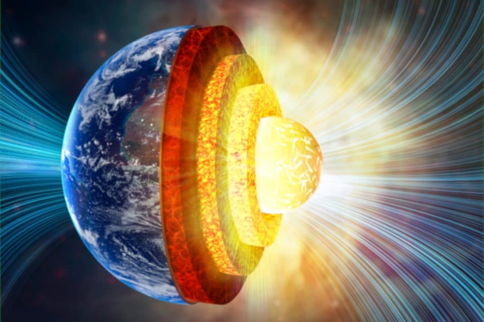 noyau interne terre superionique
