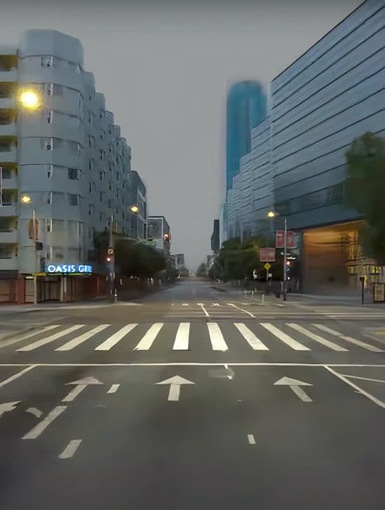 quartier san francisco virtuel cree via voitures autonomes