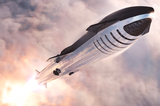 vaisseau spatial starship inquiete competiteurs