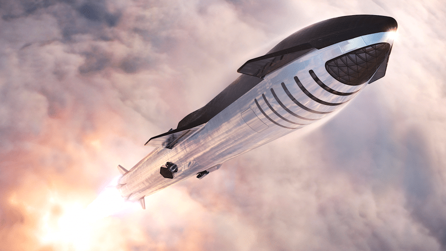 vaisseau spatial starship inquiete competiteurs