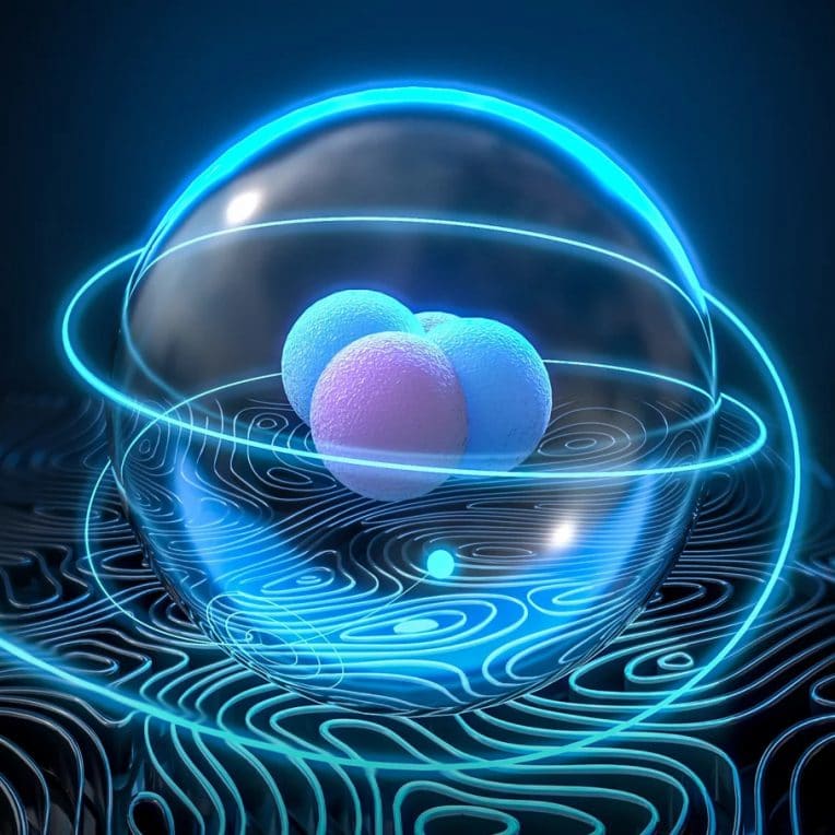 mesure masse antiproton hélium superfluide