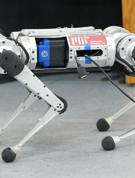 robot mini cheetah mit apprend courir lui même
