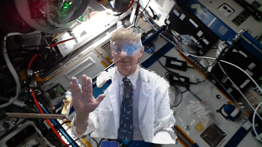 holoportation médecin iss station spatiale