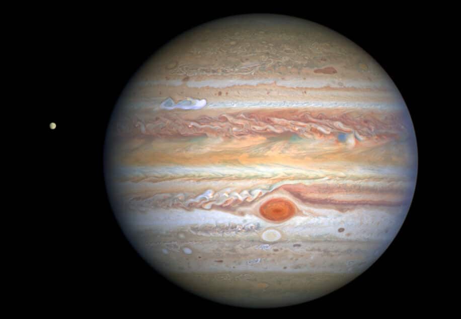 james webb cible jupiter